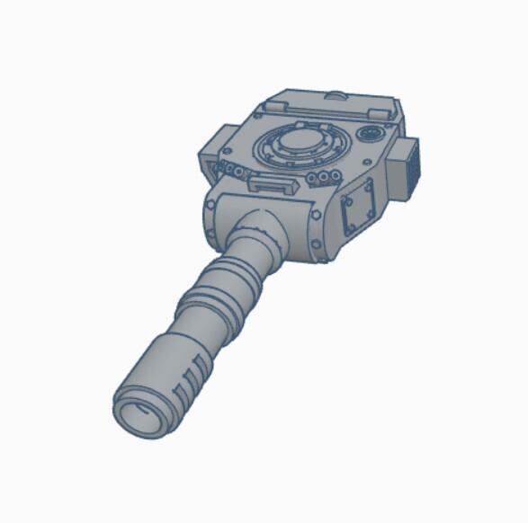 Main battle tank turret for Grimdark Future Human Defense force