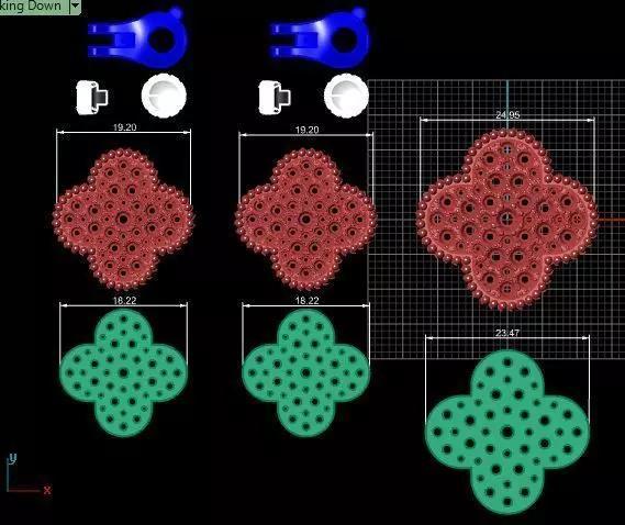 van cleef diamond earring 3dm