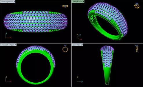 fashion ring engagement ring silver gold