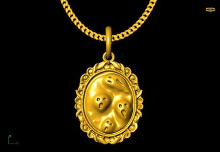 Evil Mirror charm