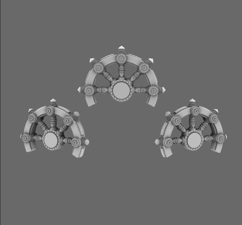 Cyber Samurai Iron Halo DharmaWheel