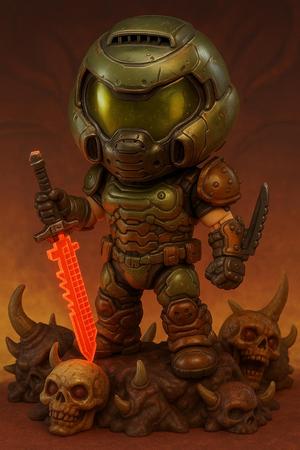 Doom Slayer Nendoroid Style
