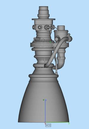 SPACEX RAPTOR 3 (30cm)