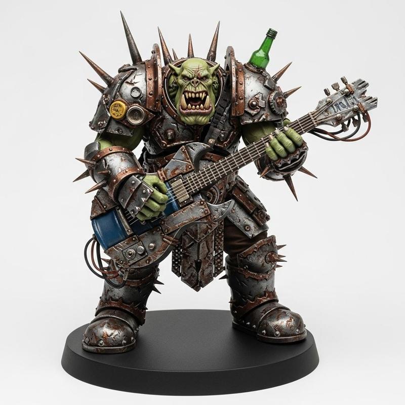 war hammer ork guitar metal metal metal
