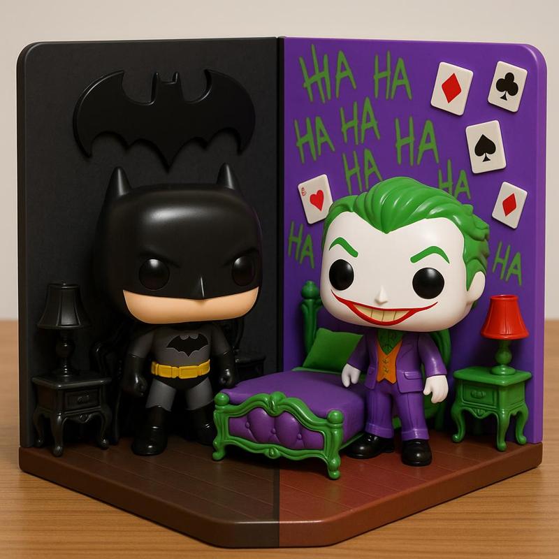 batman joker diorama room
