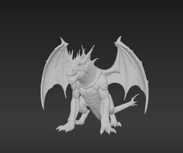 Dark Scales Ancient Wyrm - Realistic Destructive Dragon Figure for Tabletop & Display