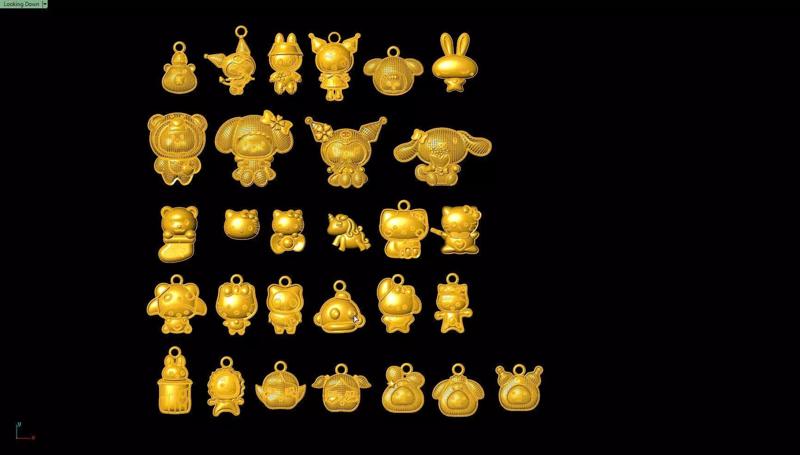 cartoon-painted-pendant-combo