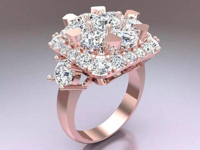 Gemstone rings - Diamond rings - N3713