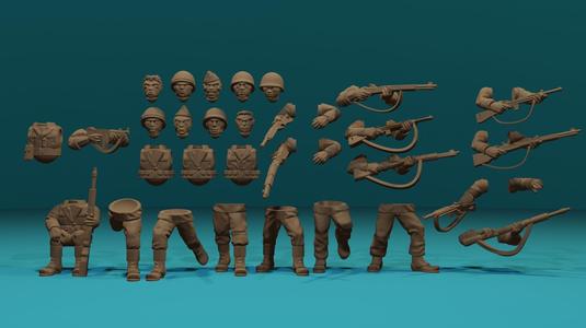 La Nueve "The Nine" Mechanized Spanish WW2 Infantry.