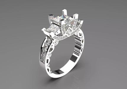 gold diamond ring jr00036