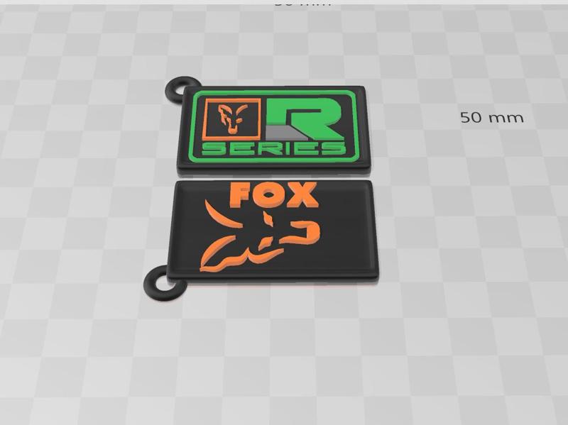fishing keychain FOX