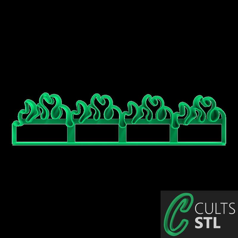 CORTADOR RÉGUA FOGO - HOTWHEELS - 20x4cm