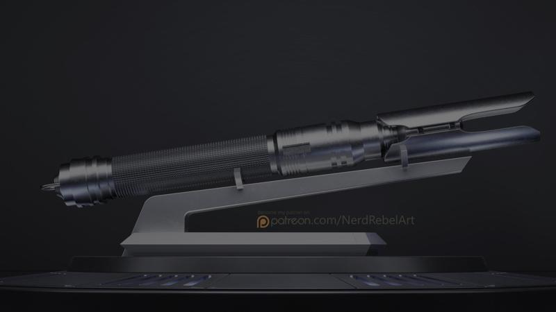 Lightsaber stand 3d files