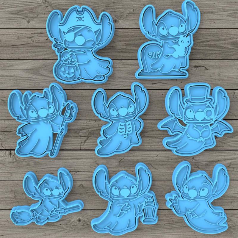 STITCH COOKIE CUTTER HALLOWEEN SET2