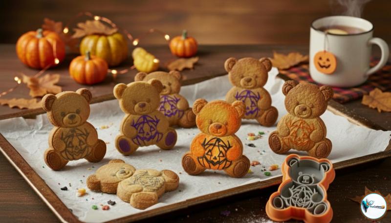 🎃 Halloween Bear Cookie Cutter (Style 1)