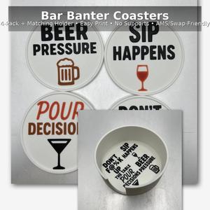 Bar Banter Coaster Set