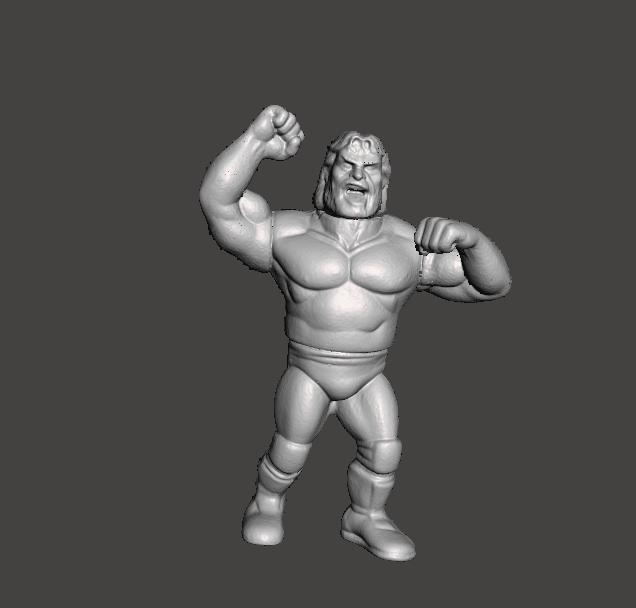 WWF WWE SIMBA FIGHTING BULL WENTOYS SERIES 1 HASBRO WRESTLING CHAMPS