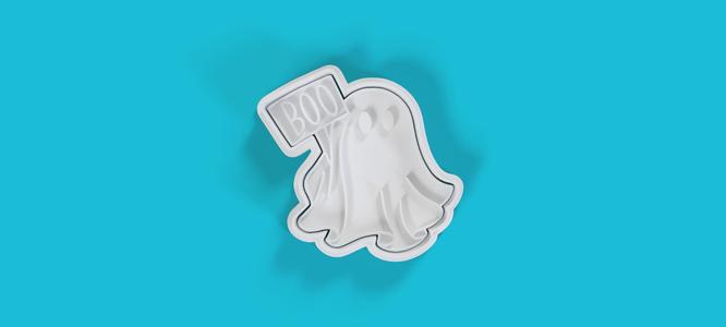 BOO Ghost Cookie Cutter