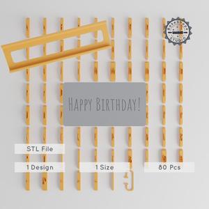 Amatic SC 1/2" Font Tile Set, 80 Pieces, Perfect for Clay, Cookies & Fondant