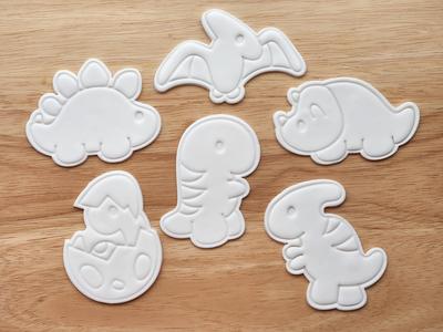 Cute Dinosaur Cookie Cutter Set