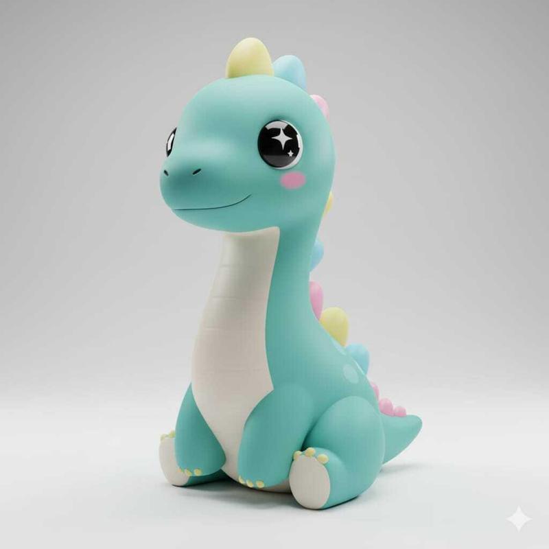 cute kawaii dinosaur for decoration baby baby kids candles
