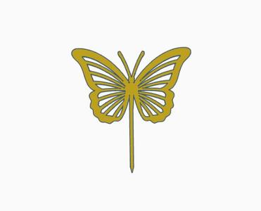 butterfly topper