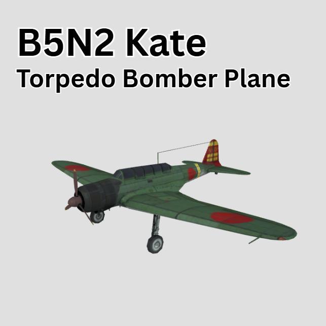 B5N2 Kate – Japanese Torpedo Bomber Plane