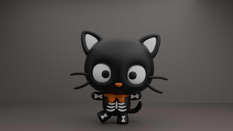 sanrio chococat halloween figure