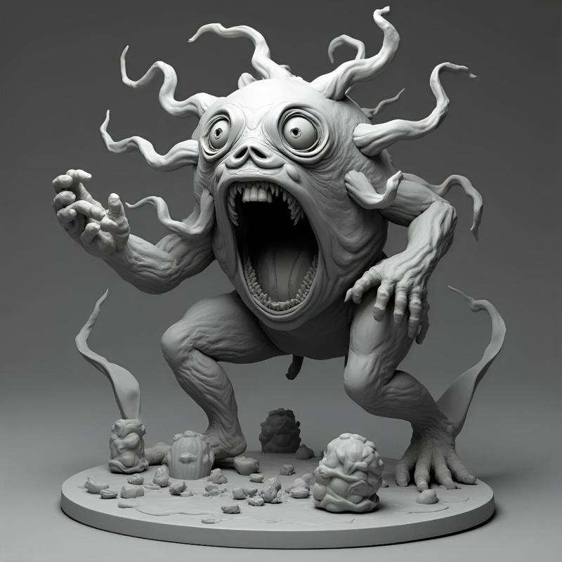 Grotesque Horror: 28-32mm FDM Optimized Miniature