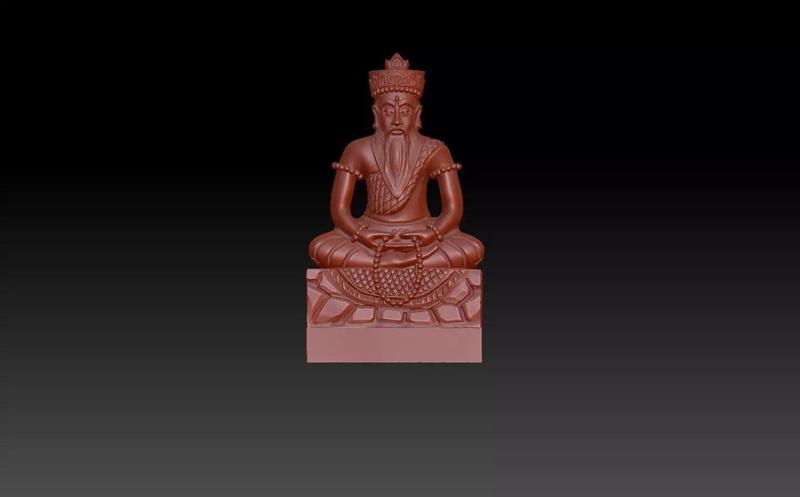 monk in hundi religion