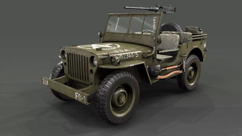3D Printed Willys Convertible Miniature Car