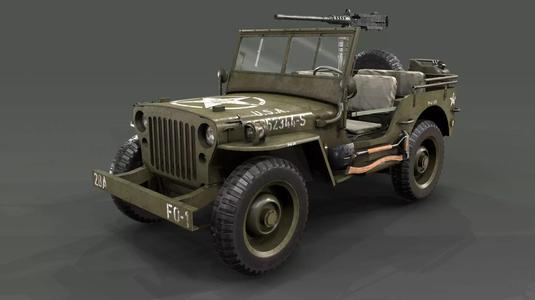 3D Printed Willys Convertible Miniature Car