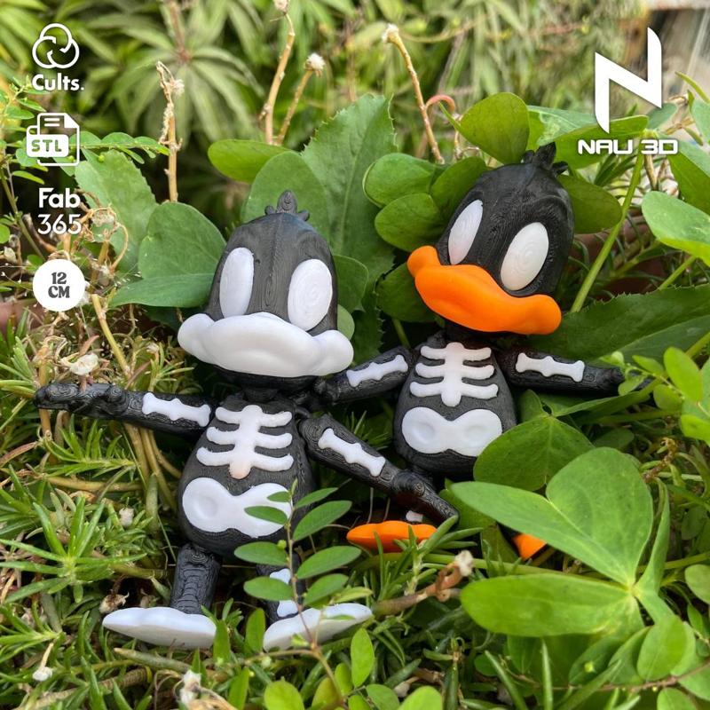 Flexi Duck Skeleton - Halloween Edition / Multiparts NO AMS
