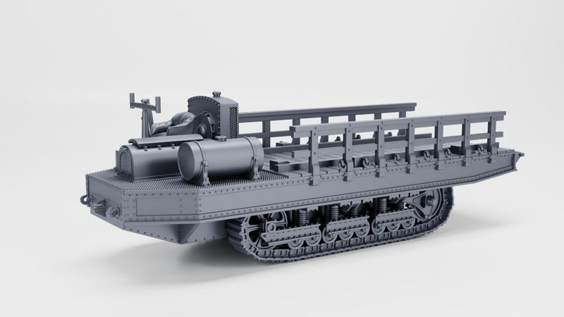 Renault FP artillery tractor (1:72, France, WW1)