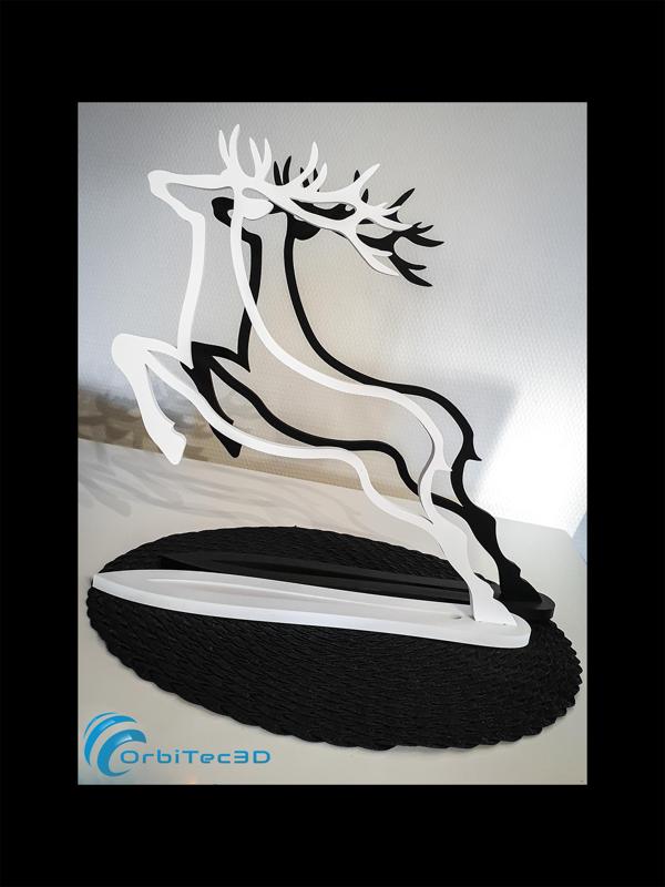 Reindeer decoration statue