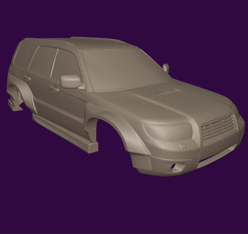 RC BODY FORESTER SUBARU WIDEBODY 3D STL PRINT