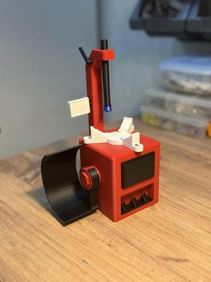 1/10 Scale Tire Rim Straightening Machine • Garage Diorama & RC Workshop Accessory