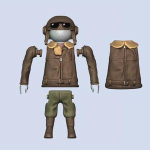WW2 Aviator Pilot for Custom Playmobil