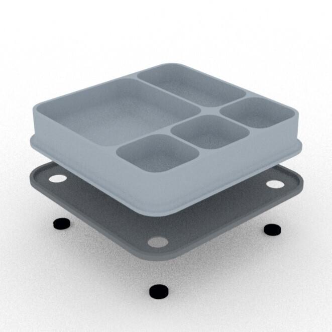 WORK ORGANIZER TRAYS