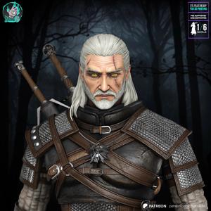 Geralt of Rivia THE WITCHER 3 STL - Ready for 3D Printing