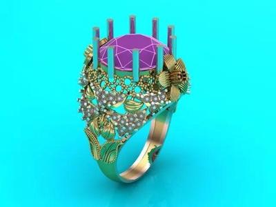 Big stone wedding ring