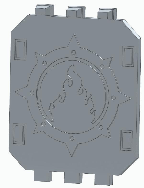 30k Dark Angels Land Raider Door - Host of Fire