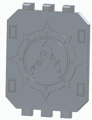 30k Dark Angels Land Raider Door - Host of Fire