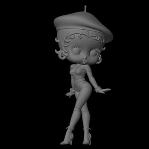 cartoon betty boop figure