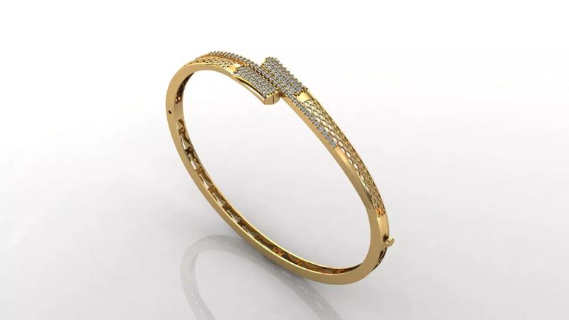 STL 3DM Diamond With Stone Womens Bracelets Women Bracelet