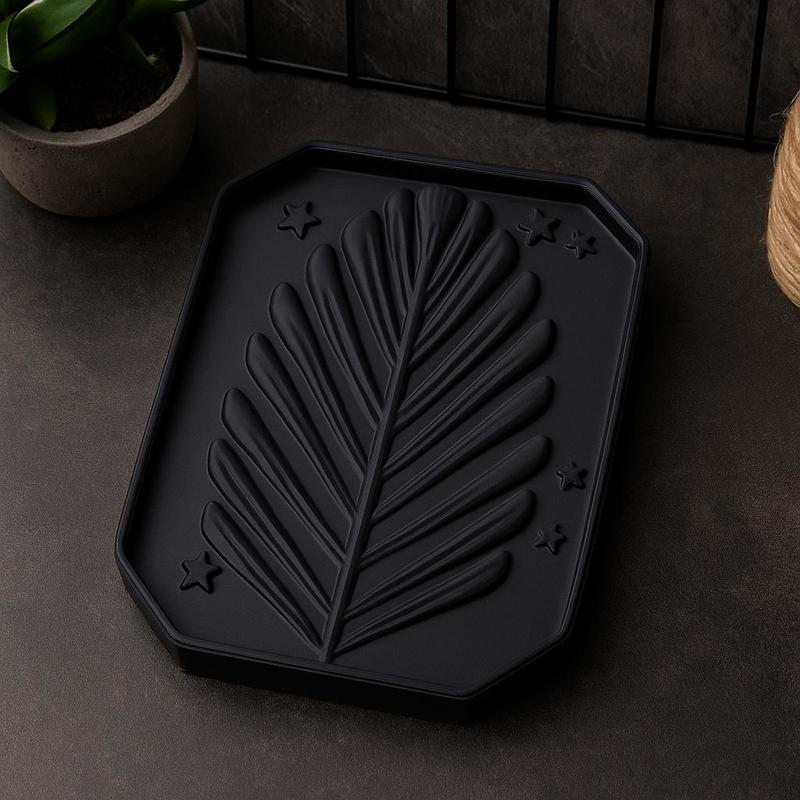 Palm & Stars Tray – Botanical Celestial Decor – Catchall & Organizer