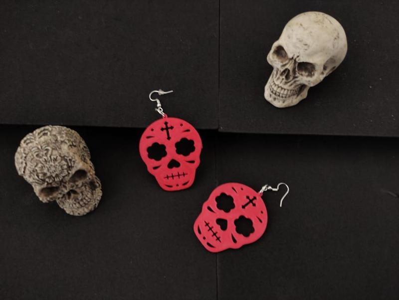 Set of Earrings "Calaveras" (Skulls)