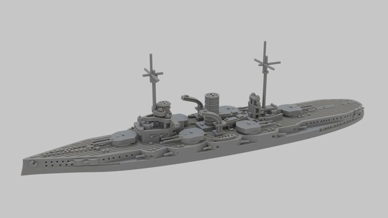 WW1 Nassau class Battleship