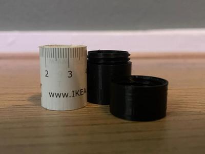 Ikea tape measure container