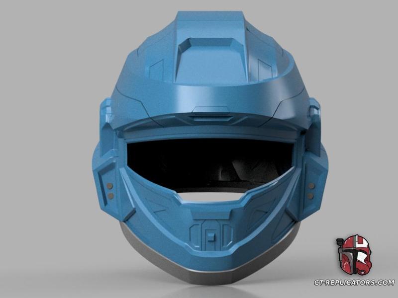 Halo Infinite Military Police Helmet Cosplay 1:1 Replica Cosplay